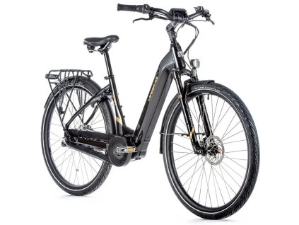 Městské elektrokolo Leader Fox NEBA 28", 2021-2 16,5" ČERNÁ LESKLÁ