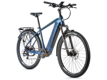 Trekingové elektrokolo Leader Fox BEND pánské, 2021-2 22,5" MODRÁ TIGER