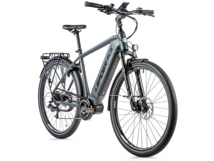 Trekingové elektrokolo Leader Fox LUCAS pánské, 2021-1 20,5" ŠEDÁ