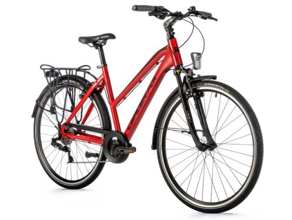 Leader Fox FERRARA Dámské 28", 2023 červené, vel. 16,5"