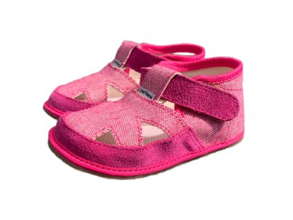 Sandálky Pegres růžové