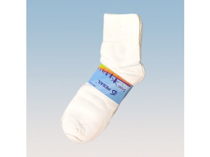 Bílé, sportovní ponožky 3 páry