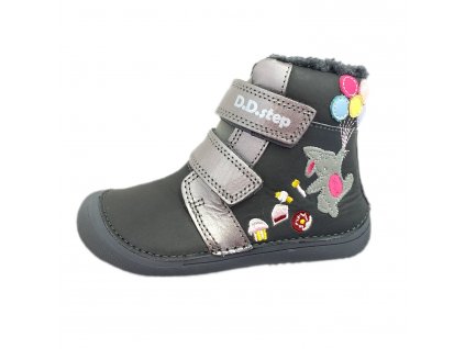 Zimní barefootové boty D.D.step W063-422 Grey