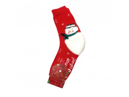 Vánoční thermo ponožky se sněhulákem SGV8902