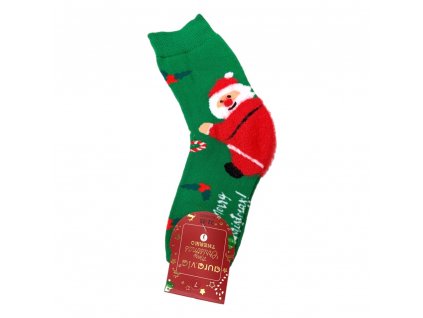 Vánoční thermo ponožky Zelené SGV8902