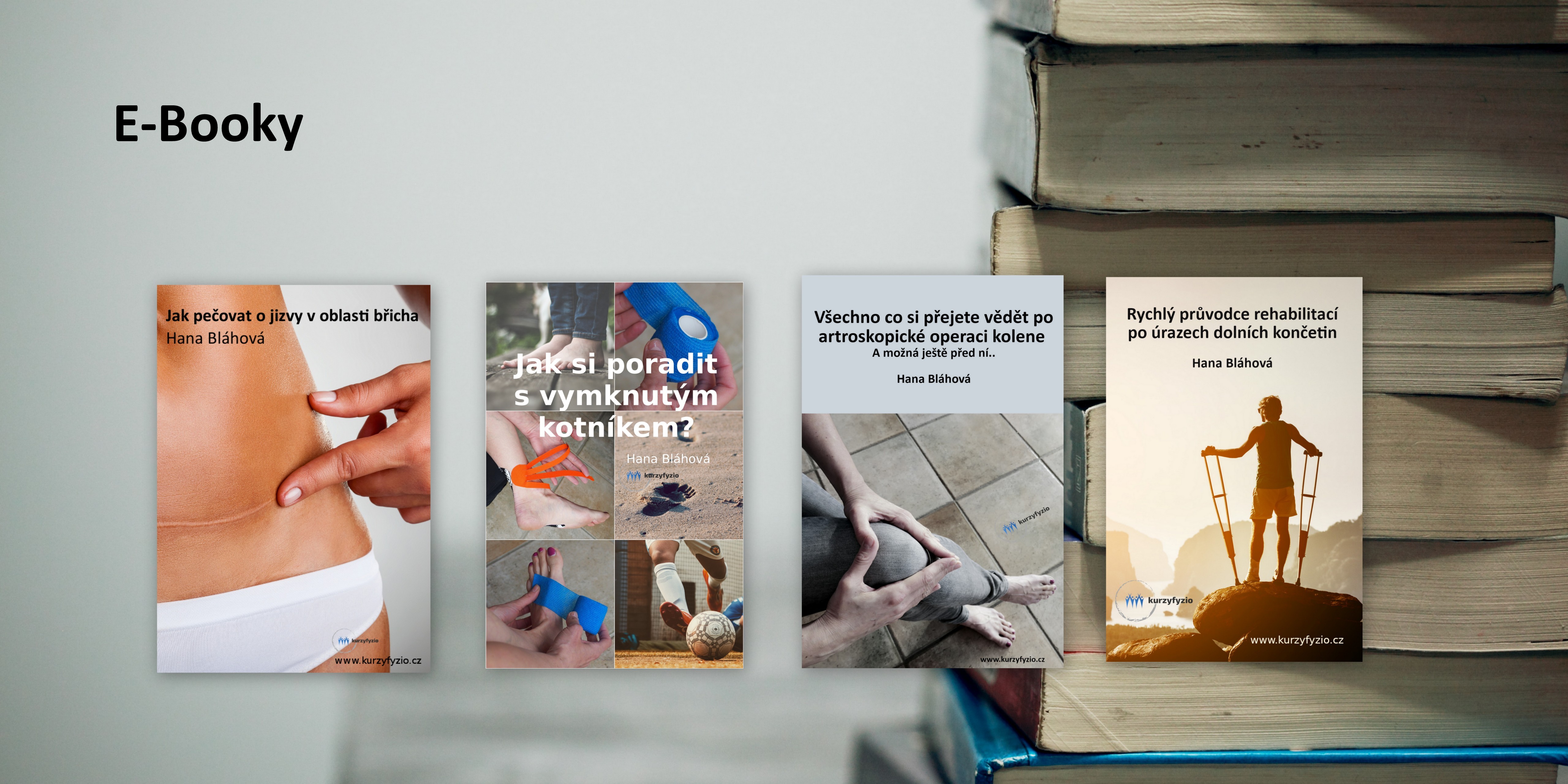 Ebooky o tom co vás zajímá z fyzioterapie