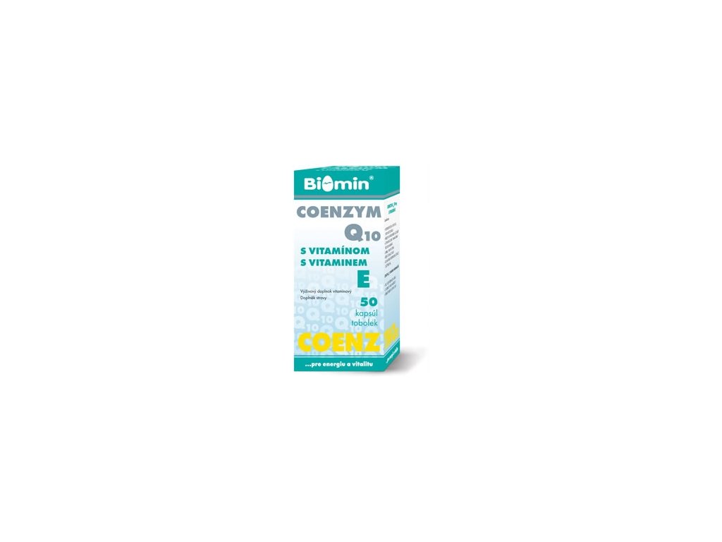 COENZYM 10 mg Q10 s vitamínom E 50 tabliet