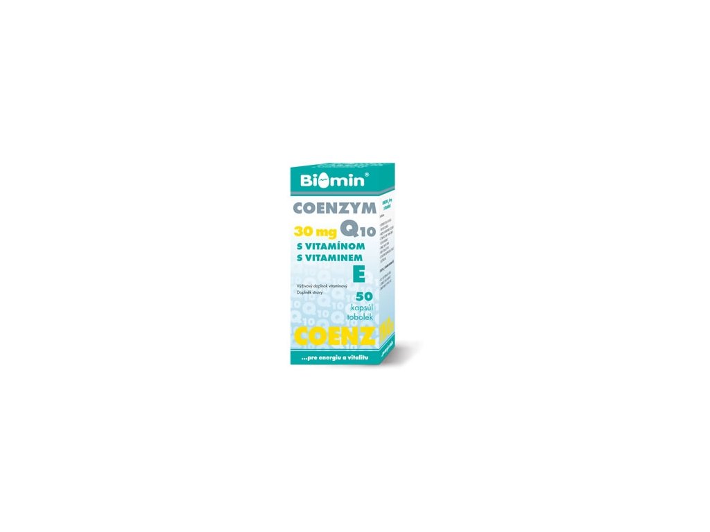 COENZYM 30 mg Q10 s vitamínom E 50 tabliet