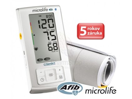 microlife bp a6 bt afib automaticky tlakomer na rameno shopherba