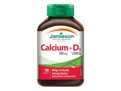 Jamieson Calcium 500mg D3 1000IU 90cps 064642061164 shopherba