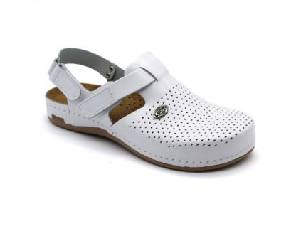 leon 951 damska pracovna celokozena zdravotna obuv biela shopherba 01