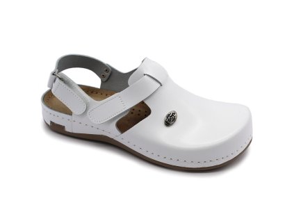 leon 951 z damska pracovna celokozena zdravotna obuv biela shopherba 01