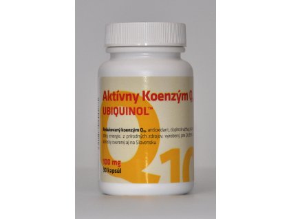 Ubiquinol 100 mg Aktívny koenzým