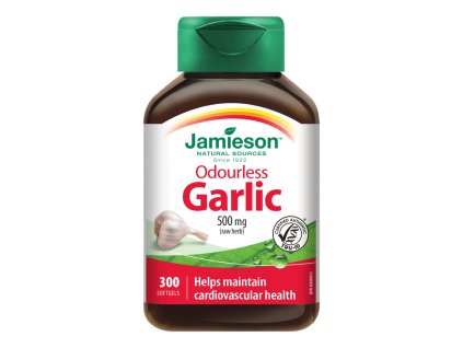 Jamieson Garlic Odourless 300cps 500mg TID 064642025968 shopherba