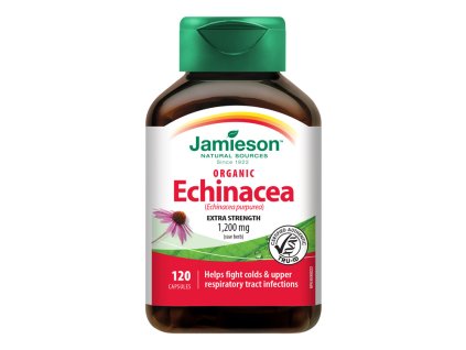 Jamieson Echinacea 1200mg 120cps TID 064642025647 shopherba