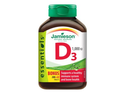 Jamieson Vit D3 1000IU 200 40 BONUS 064642052544 shopherba