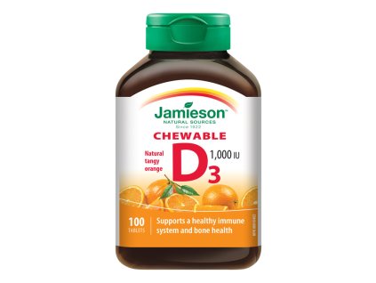Jamieson Vit D3 1000IU Pomaranc 100tbl cmul 064642061713 shopherba