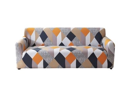 Rugalmas kanapéhuzat Color Block