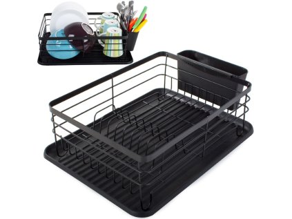 pol pl Sušička riadu s odkapávačom stojaci zásobník veľký 3804 1