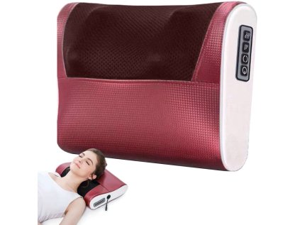 Elektrický masážny vankúš na krk, chrbát a telo