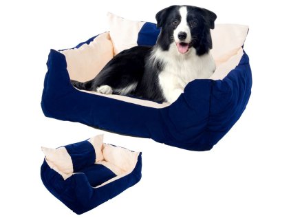 Pelíšok pre psov a mačky, mäkký pelech, 75 cm x 56 cm x 25 cm