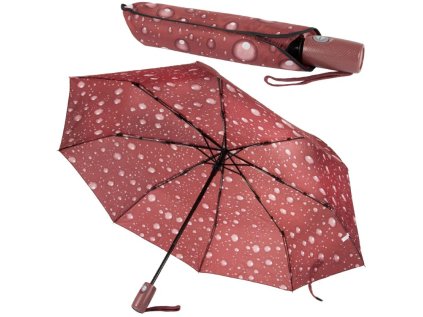 Automatický skladací dáždnik, dámsky elegantný dáždnik - mix farieb
