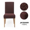 variantimage131 2 4 6 Pcs Jacquard Plain Dining Chair Cover Spandex Elastic Chair Slipcover Case Stretch