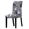 7 variant printed stretch chair cover big elastic seat chair covers office chair slipcovers restaurant banquet hotel home decoration