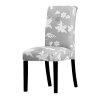 3 variant printed stretch chair cover big elastic seat chair covers office chair slipcovers restaurant banquet hotel home decoration
