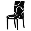 10 variant printed stretch chair cover big elastic seat chair covers office chair slipcovers restaurant banquet hotel home decoration