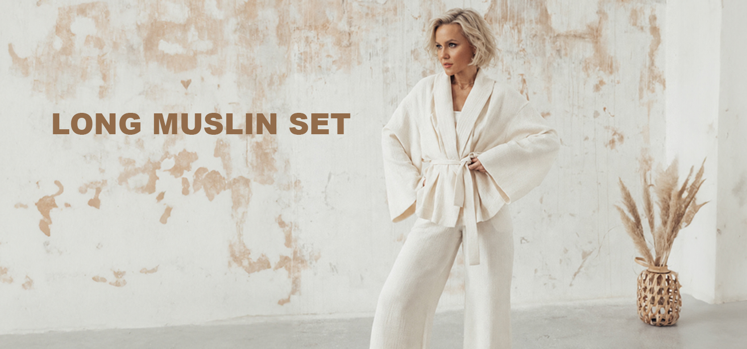 muslin set long web