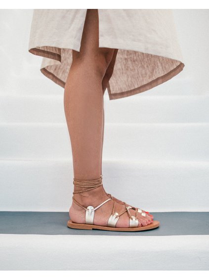 by janatini greek sandals gold 1