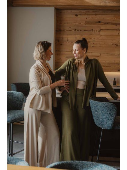 loungewear by janatini khaki