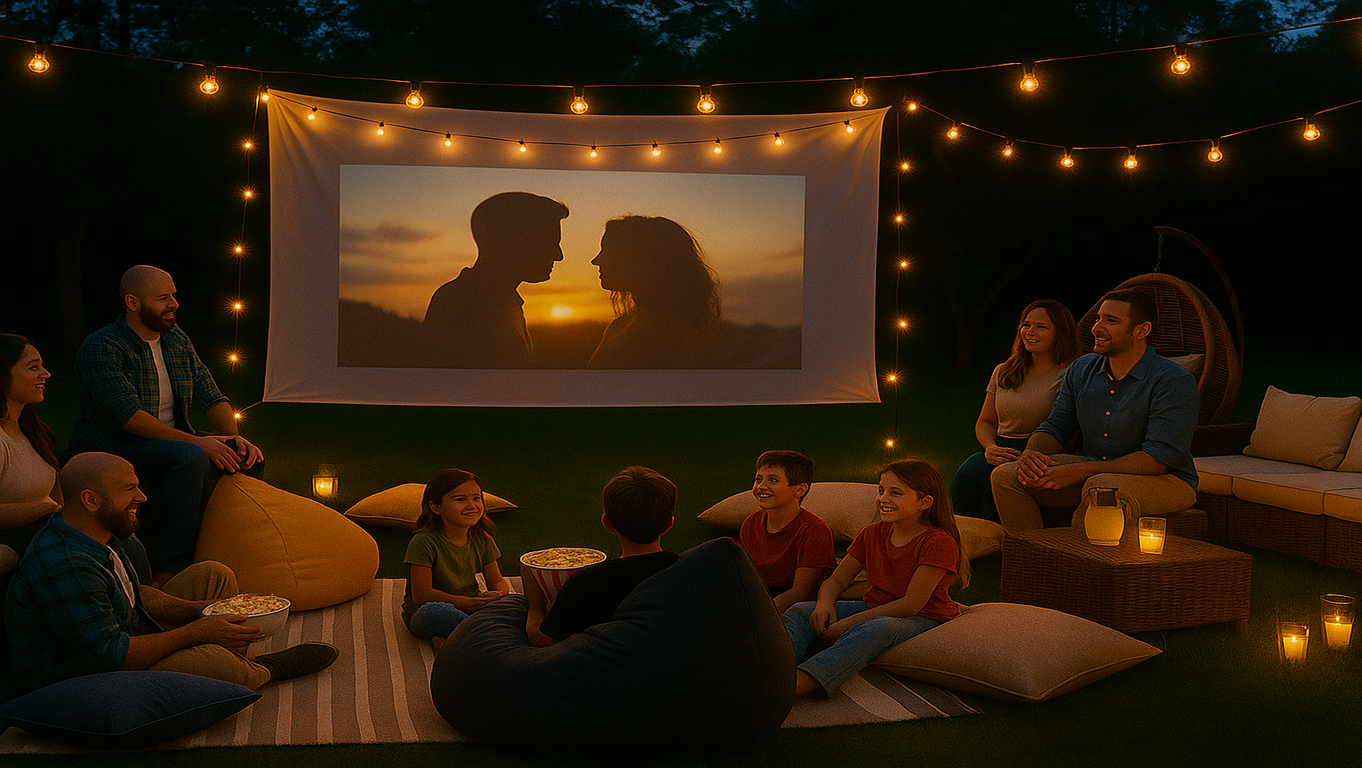 Wie kann man ein Sommerkino einrichten?