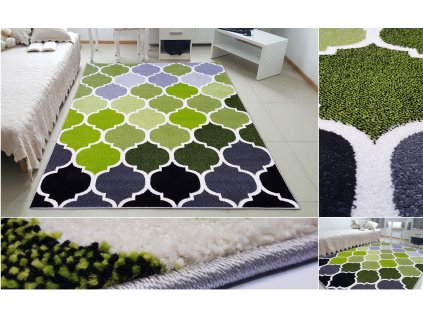 Dywan Sumatra Gruby Fryz Nowoczesny 80x150 MIX Marka inna