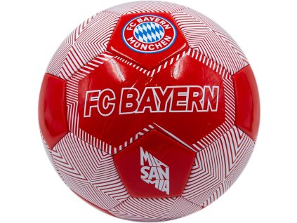 roter Fußball mit Aufschrift