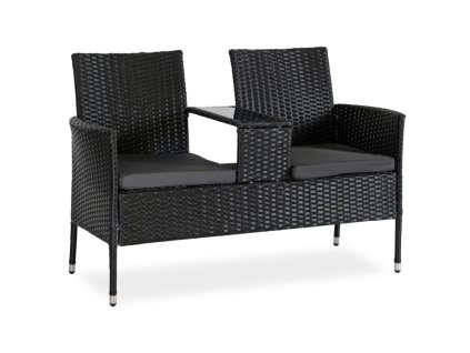 Rattanmöbel schwarz Kent
