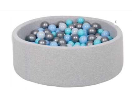 Beispiel eines Trockenspielpools in Grau