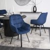 Esszimmestuhl Luna drehbar blau