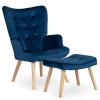 Ohrensessel Lozano blau
