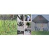 Scherenzelt Profi 2x2m beige Konstruktionsdetail