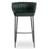 Barhocker Flores Samt grün