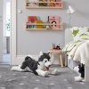 Plüsch-Husky-Hund auf dem Boden