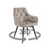 20611 8 drehbarer essstuhl beige velours jork