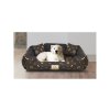 Wasserfestes Hundebett KINGDOG 75 x 65 cm goldene Knochen