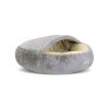Hundebett Fluffy hellgrau 50 cm