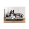 Wasserabweisendes Hundebett Sofa  100 x 70 cm grau