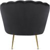 20896 6 sessel mit hocker schwarz velours grand