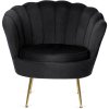 20896 sessel mit hocker schwarz velours grand