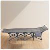 21520 10 klappbare liege grau 187 x 68 cm